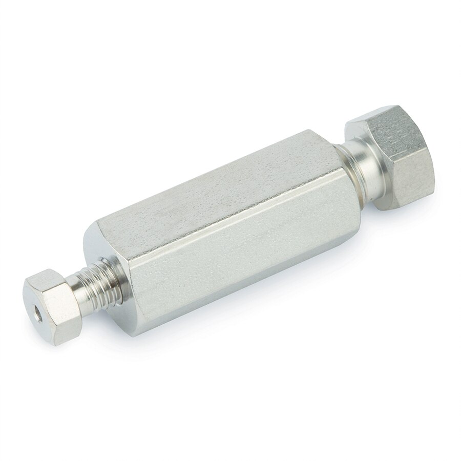Valco Connector, Zero-Dead-Volume Internal Reducing Union, 1/8" to 1/16", 1/16" Bore, ea.