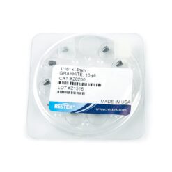 Ferrules, Capillary, Graphite, for Compression-Type Fittings, 1/16" x 0.4 mm ID, 10 pk.