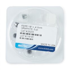 Reducing Ferrules, Capillary, Graphite, for Compression-Type Fittings, 1/8" to 0.4/0.5 mm ID, 5-pk.