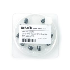 Ferrules, Vespel/Graphite, Standard for 1/8-Inch Compression-Type Fittings, VG2, 60% Vespel/40% Graphite, 1/8", 10-pk.