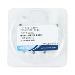 Compact Ferrules, Capillary, Graphite, for Agilent GCs, 1/16" x 0.8 mm ID, 10-pk.