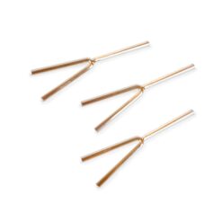 Universal Angled "Y" Press-Tight Connector, Siltek Deactivated, 3-pk.