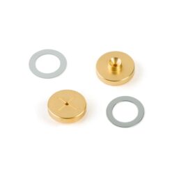 Cross-Disk Inlet Seals, 0.8 mm, Gold-Plated, for Agilent GCs, 2-pk.