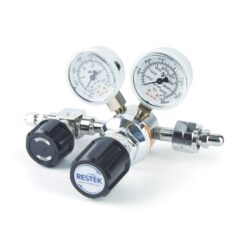 Single-Stage, Ultra-High Purity Regulator, Hydrogen, CGA 350, Chrome-Plated Brass