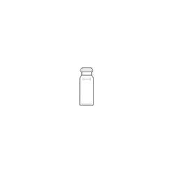 Alternative view of Short-Cap Vial without Grad Marking Spot, 9-425 Screw-Thread, 2.0 mL, 9 mm, 12 x 32 (vial only), Clear, 100-pk.
