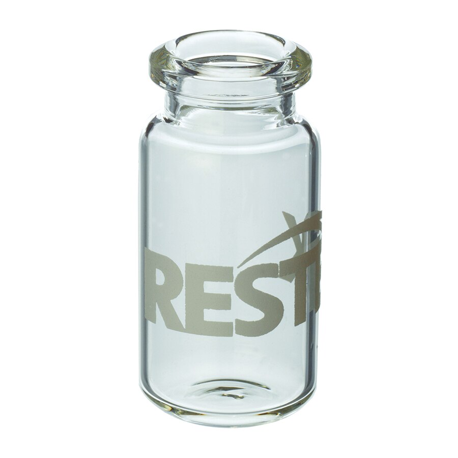 Headspace Crimp-Top Vials, 20 mm, 10 mL, Rounded Bottom, Clear, 100-pk.