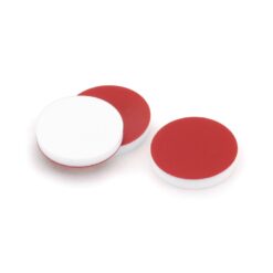 Vial Cap Septa for 8 mm Screw-Thread Vials, 8 mm x 0.060", Red PTFE/Silicone, 100-pk.