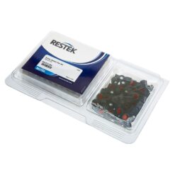 Autosampler Vial Convenience Kit, Red PTFE/Silicone Septa, 0.065", Untreated, Amber w/Black Cap, 2.0 mL, 8 mm, 1000-pk.