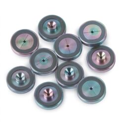 Dual Vespel Ring Inlet Seals, 0.8 mm, Siltek Treated, for Agilent GCs, 10-pk.