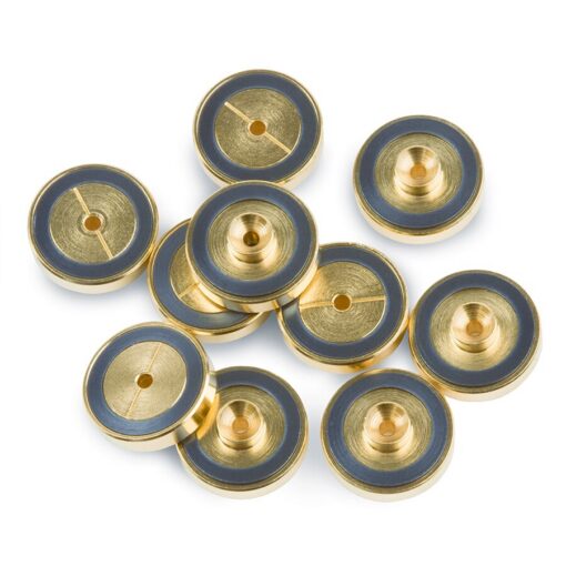 Dual Vespel Ring Inlet Seals, 1.2 mm, Gold-Plated, for Agilent GCs, 10 ...