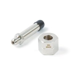 CGA 350 Fitting, Nickel Plated Brass, 1/4" NPT Hydrogen