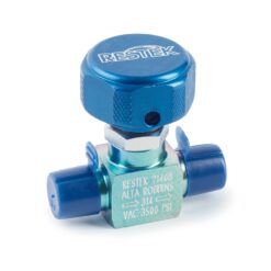 1/4" Male NPT x 1/4" Male NPT Sample Cylinder Valve, 3500 psig DOT Pressure Rating, Sulfinert Treated