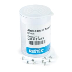 Ferrules, Alumaseal, 0.5 mm ID, 10-pk.