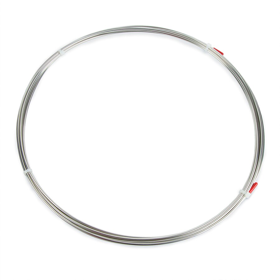 Rinsed and Cleaned 304 Stainless-Steel Tubing, 0.01" ID x 1/16" OD, 10 ft Roll