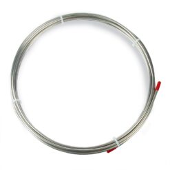 Rinsed and Cleaned 304 Stainless-Steel Tubing, 0.210" ID x 1/4" OD, 25 ft Roll