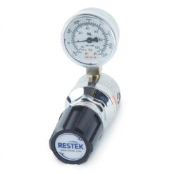 Single-Stage, Ultra-High Purity Line Gas Regulator, 0-50 psig, Chrome-Plated Brass