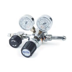 Dual-Stage, Ultra-High Purity Regulator, Inert Gas, CGA 580, Chrome-Plated Brass