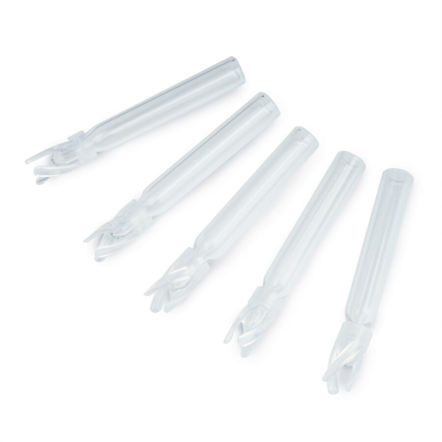 Vial Inserts, Glass, LV w/Polypropylene Bottom Spring, 150 µL, 1000-pk.