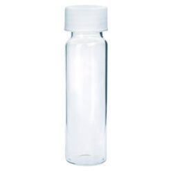Precleaned Volatile Organic Analyte (VOA) Sampling Vials, 40 mL, 24-400 Screw-Thread Open Top with 0.125" PTFE/Silcone Septa, Clear, 72-pk.