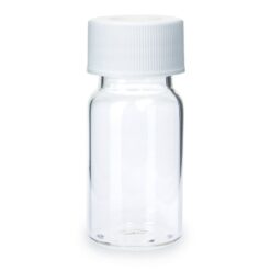 Precleaned Volatile Organic Analyte (VOA) Sampling Vials, 20 mL, 24-400 Screw-Thread Open Top with 0.125" PTFE/Silcone Septa, Clear, 72-pk.