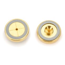 Dual Vespel Ring Cross Disk Inlet Seals, 0.8 mm, Gold-Plated, for Agilent GCs, 2-pk.