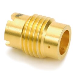 Gold-Plated Liner Cap for Split/Splitless Injector on Thermo Scientific TRACE, 8000, 8000 TOP & Focus SSL