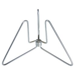 Mini-Can Stand Accessory, Fits 2-3/4" Diameter Cans, Collapsible, 3-leg Stainless Steel