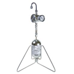 Alternative view of Mini-Can Stand Accessory, Fits 2-3/4" Diameter Cans, Collapsible, 3-leg Stainless Steel