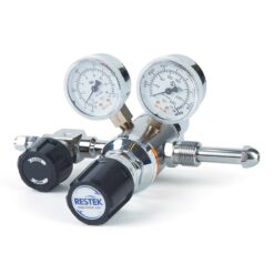 Dual-Stage, Ultra-High Purity Regulator, Inert Gas, BS 341 #3, Chrome-Plated Brass