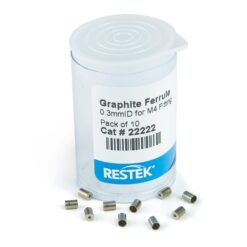 Ferrules, Vu-Union Graphite, for M4 Fitting for TRACE, 8000, 8000 TOP & Focus SSL, 0.3 mm Ferrule ID for Use with 0.1 mm to 0.15 mm ID Columns, 10-pk.