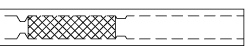 Alternative view of Low Pressure Drop Precision Inlet Liner, 4.0 mm x 6.3 x 78.5, for Agilent GCs, Standard Deactivation, w/Deactivated Wool, 5-pk.