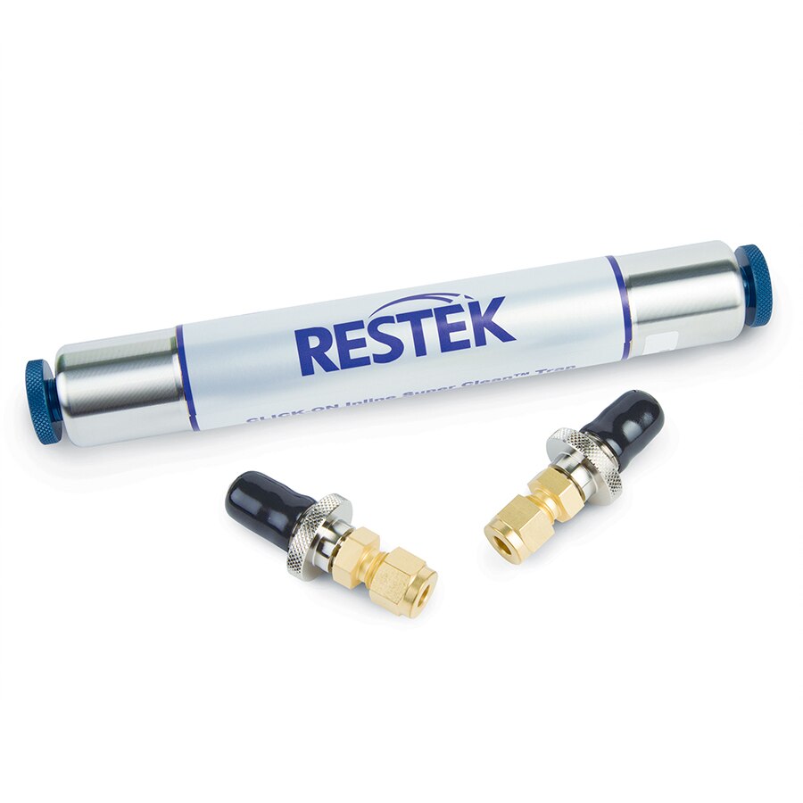 Click-On In-Line Super Clean Helium-Specific Carrier Gas Cleaning Kit, 1/4" Brass