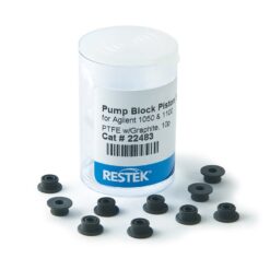 Piston Seals (PTFE w/Graphite, Black), for Agilent 1050, 1100, 1200, 1260 HPLC Systems, 10-pk.