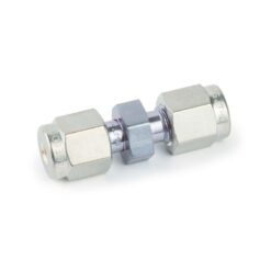 Swagelok Fitting, 1/8" Union, Siltek/Sulfinert Treated, ea.