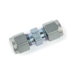 Swagelok Fitting, 1/4" Union, Siltek/Sulfinert Treated, ea.