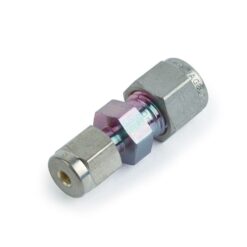 Swagelok Fitting, 1/4" to 1/8" Reducing Union, Siltek/Sulfinert Treated, ea.