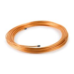 Cleaned Copper Tubing, 1/8" OD x 0.065" ID, 0.030" Wall, 50 ft Roll