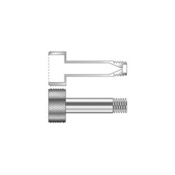 Alternative view of Extended Capillary Column Nut for Standard 1/16" Ferrules, for Agilent GCs