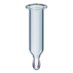 Versa Vial Insert, Glass w/Glass Flange, 250 µL, 100-pk.