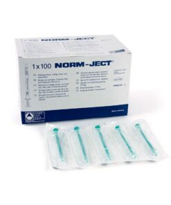 Norm-Ject Plastic Syringe, 1 mL Luer Slip Tuberculin, 100-pk.