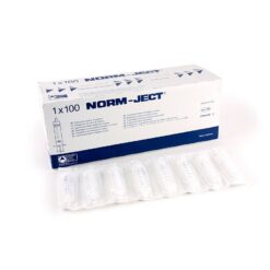 Norm-Ject Plastic Syringe, 10 mL Luer Slip Eccentric Tip, 100-pk.