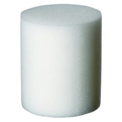 Large Raw Polyurethane Foam (PUF) Plug, Unwashed, 6 cm OD x 7.6 cm Length, 10-pk.