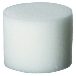 Large Raw Polyurethane Foam (PUF) Plug, Unwashed, 6 cm OD x 5.1 cm Length, 10-pk.