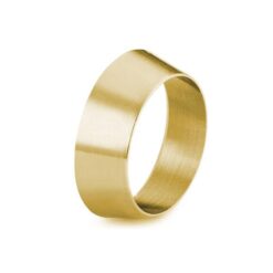 Swagelok Fitting, 1/4" Front Ferrule, Brass, 40-pk.