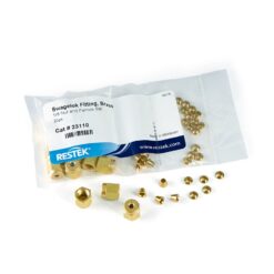 Swagelok Fitting, 1/8" Nut & Ferrule Set, Brass, 20-pk.