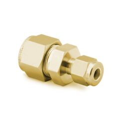 Swagelok Fitting, 1/4" to 1/16" Reducing Union, Brass, 5-pk.