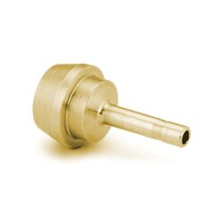 Swagelok Fitting, 1/8" to 1/4" Port Connector, Brass, 5-pk.