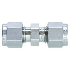 Swagelok Fitting, 1/4" Union, Stainless Steel, 2-pk.