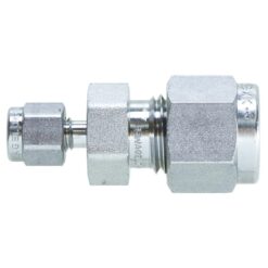 Swagelok Fitting, 1/4" to 1/16" Reducing Union, Stainless Steel, 2-pk.
