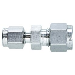 Swagelok Fitting, 1/4" to 1/8" Reducing Union, Stainless Steel, 2-pk.